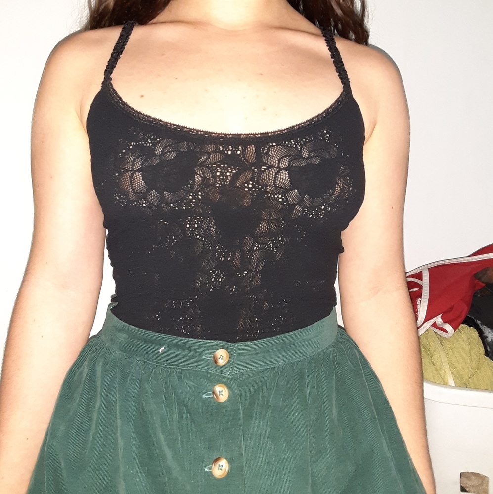 Vintage 90's lace tank top